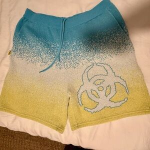 Golf Wang Blue and Yellow Athletic Shorts